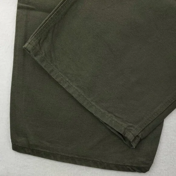 Carhartt Vintage Washed Duck Work Dungaree Carpenter Pants 50x30 Real 49x30 NW